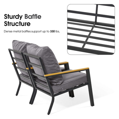 4 Pieces Patio Furniture Sets, PF05
