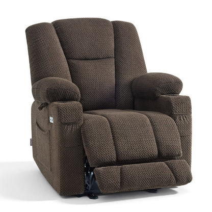 Power Recliner Chair with Massage and Heat, Fabric 8015|8017