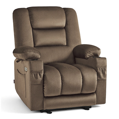 Power Recliner Chair with Heat and Massage, Fabric 6079|PR670|PR671