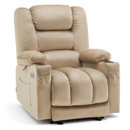 Power Recliner Chair with Heat and Massage, Fabric 6079|PR670|PR671