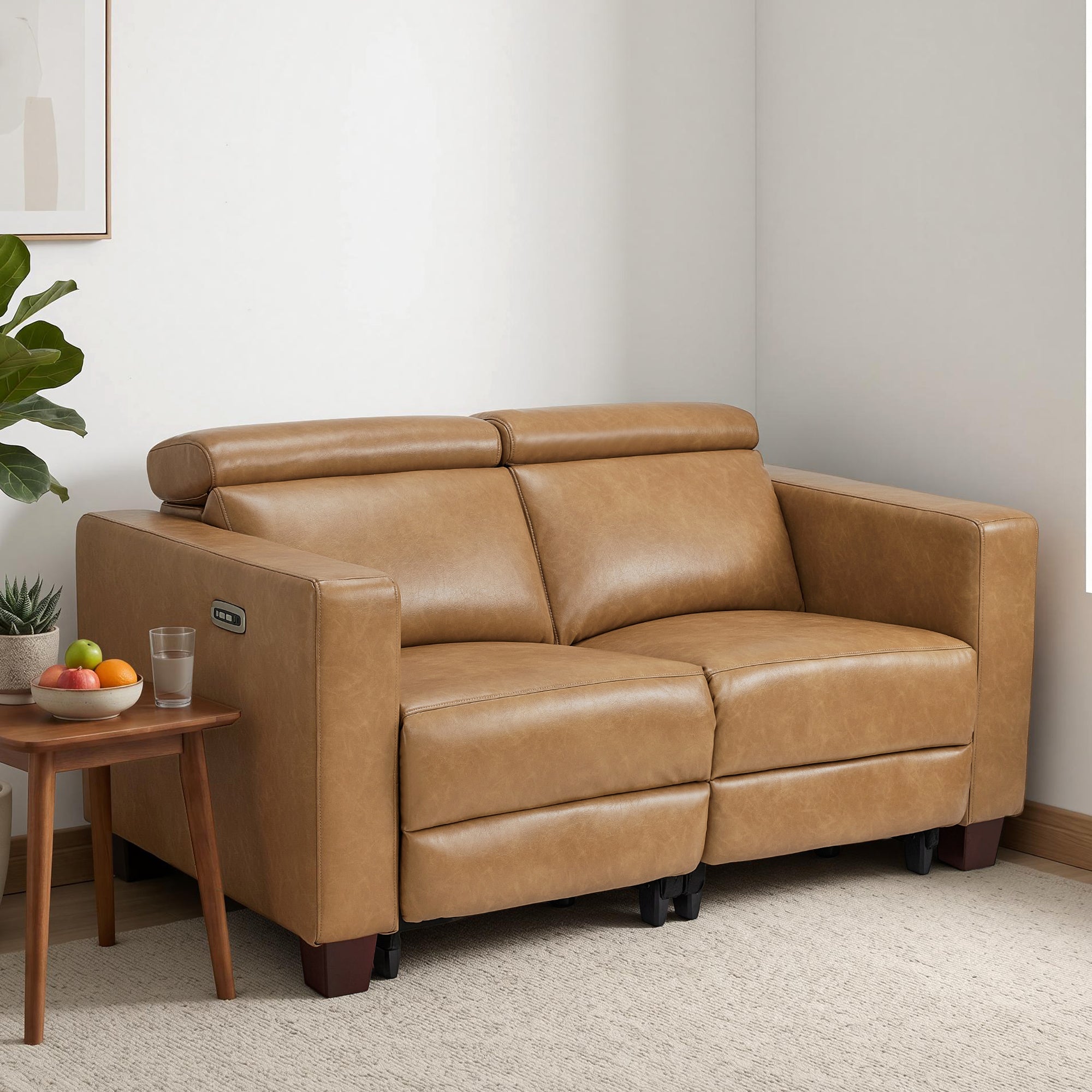 61.4'' Wall Hugger Power Loveseat for Small Spaces HL198M1|HL198M3