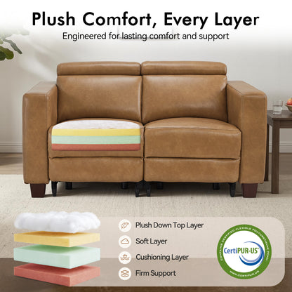 61.4'' Wall Hugger Power Loveseat for Small Spaces HL198M1|HL198M3