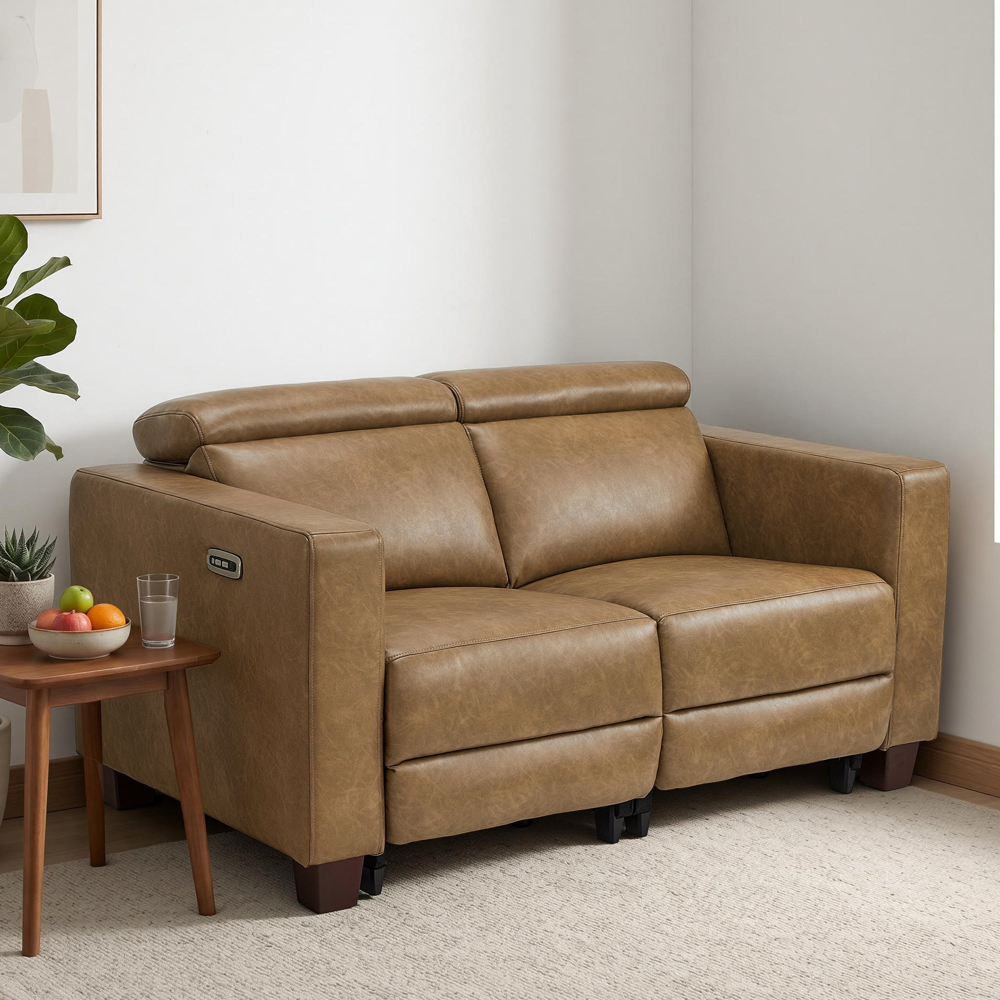 61.4'' Wall Hugger Power Loveseat for Small Spaces HL198M1|HL198M3