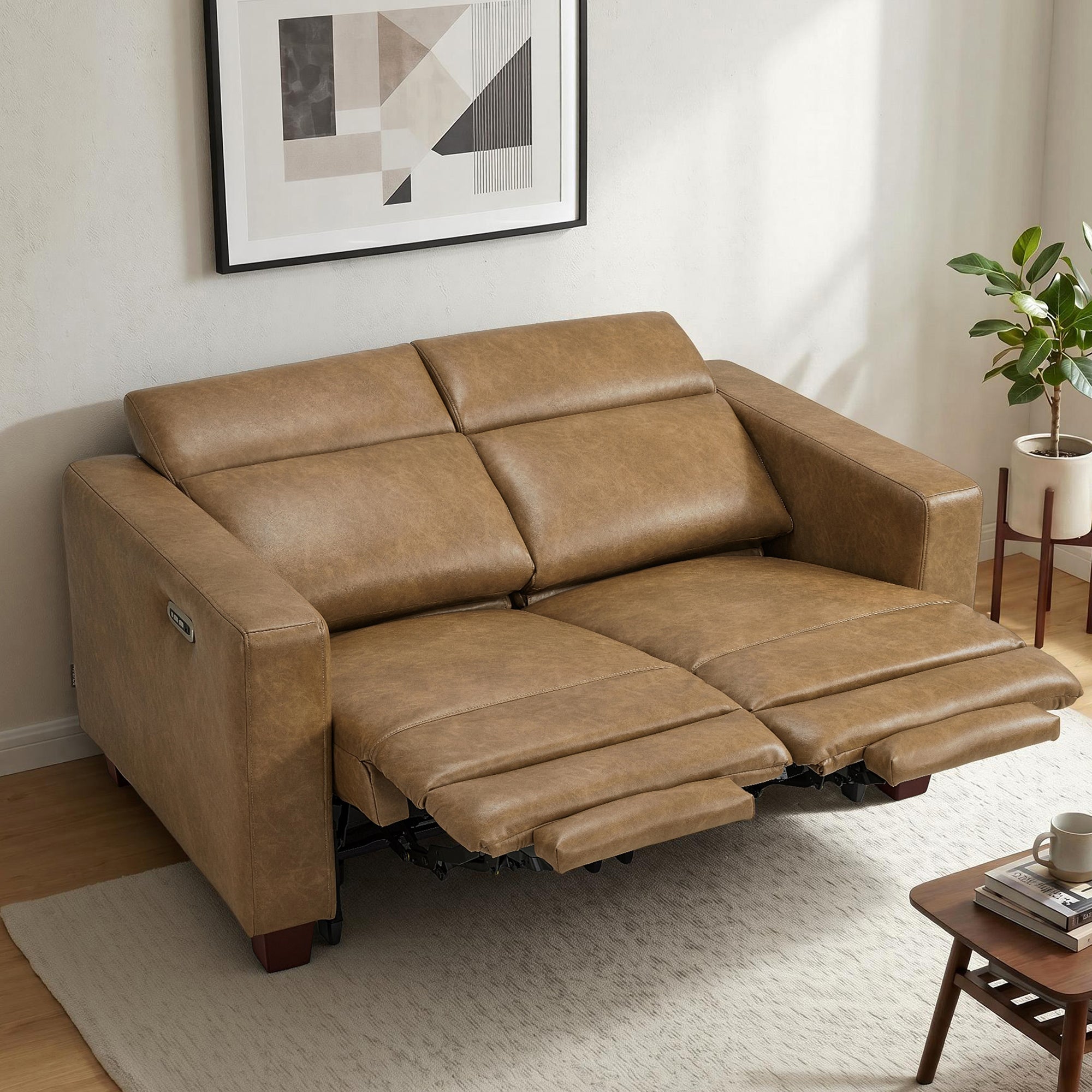61.4'' Wall Hugger Power Loveseat for Small Spaces HL198M1|HL198M3