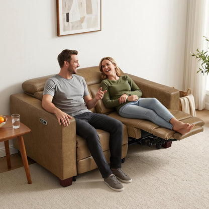 61.4'' Wall Hugger Power Loveseat for Small Spaces HL198M1|HL198M3