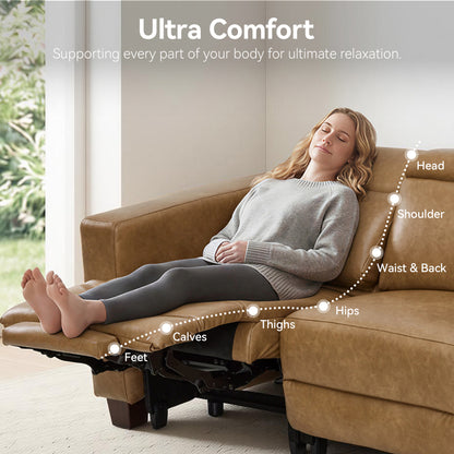 61.4'' Wall Hugger Power Loveseat for Small Spaces HL198M1|HL198M3