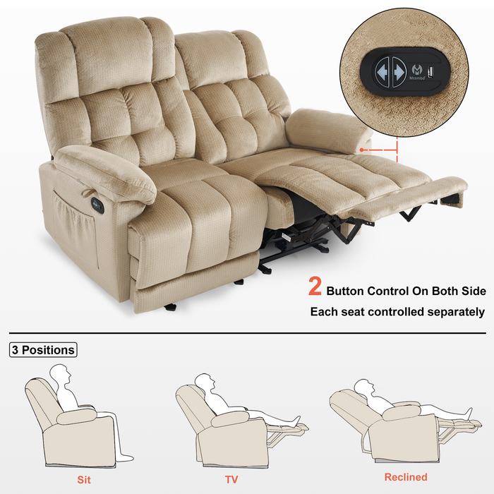 Heated sofa recliners deals