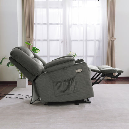 Power Lift Recliner Chair for Elderly, Massage and Heat, Fabric 7529|7549|7569|R7541|R7561