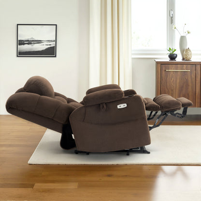 Power Lift Recliner Chair, Triple Motor, Massage and Heat, Fabric 7634|7631|7632|R7635
