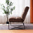 Mcombo Loveseat Sofa Couch, Mid-Century Velvet Armless Settee, 2-Seater Upholstered Bench for Living Room Bedroom 4018