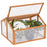 MCombo Double Box Wooden Greenhouse Cold Frame Raised Plants Bed Protection 6057-0145