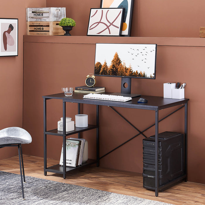 Mcombo Computer Desk 47 inch with Monitor Stand 6090-KM201BK/EA201BK/ST201BK