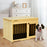 Mcombo Wooden Dog Crate Furniture End Table with Door, No Assembly Portable Foldable Pet Crate Dog Kennel Indoor with Removable Tray