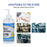Superfy Hand Sanitizer with Alcohol Moisturizing Gel Hand Wash with Pump,No-wash,Quick-drying  16 fl.oz (Pack of 4)