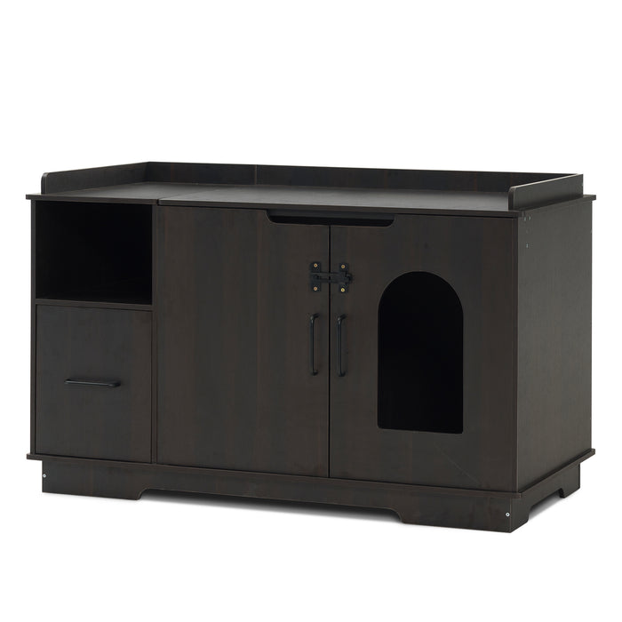 Top opening cat deals litter box
