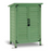 Mcombo Outdoor Wood Storage Cabinet, Small Size Garden Wooden Tool Shed with Double doors, Outside Tools Cabinet for Backyard (24.6”x 18.3”x38.2”) 6059-0985CR