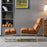 MCombo Accent Chair with Ottoman, Hot-Stamping Club Chair With Golden Metal Legs, Lounge Sofa Couch for Living Reading Room Bedroom 4013
