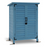 Mcombo Outdoor Wood Storage Cabinet, Small Size Garden Wooden Tool Shed with Double doors, Outside Tools Cabinet for Backyard (24.6”x 18.3”x38.2”) 6059-0985CR