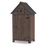 Mcombo Outdoor Wood Storage Cabinet, Small Size Garden Shed with Door and Shelves, Outside Tools Cabinet for Patio (30.3”x21.5”x56”) 0733