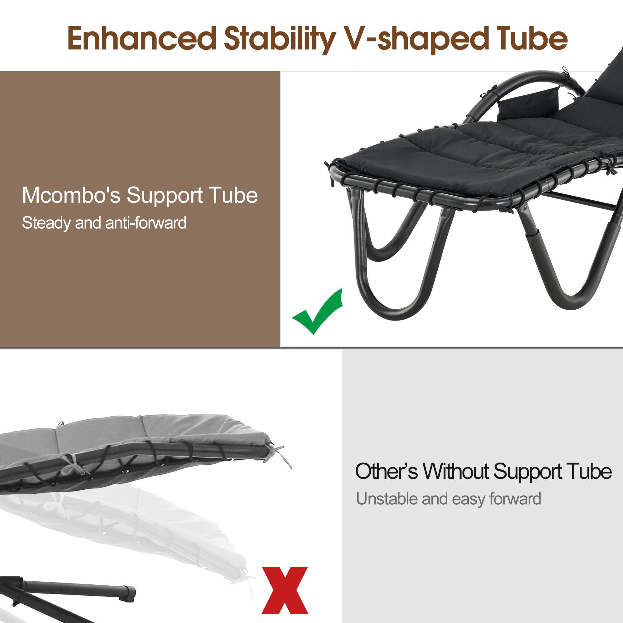 Outdoor Chaise Lounge Chair, 4097
