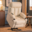 Mcombo Large Power Lift Recliner Chair with Extended Footrest for Big and Tall Elderly People, USB Ports, Faux Leather 7426