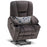 Mcombo Electric Power Lift Recliner Chair with Extended Footrest for Elderly People, 3 Positions, Hand Remote Control, Lumbar Pillow, 2 Cup Holders, USB Ports, 2 Side Pockets, Fabric 7507