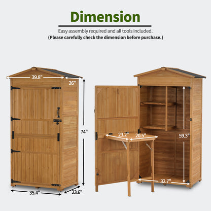 Oversize Outdoor Storage Cabinet, 1965