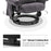 MCombo Swivel Recliner with Ottoman, Chenille Upholstered Massage TV Chair, Ergonomic Lounge Chairs for Living Room Bedroom 4605