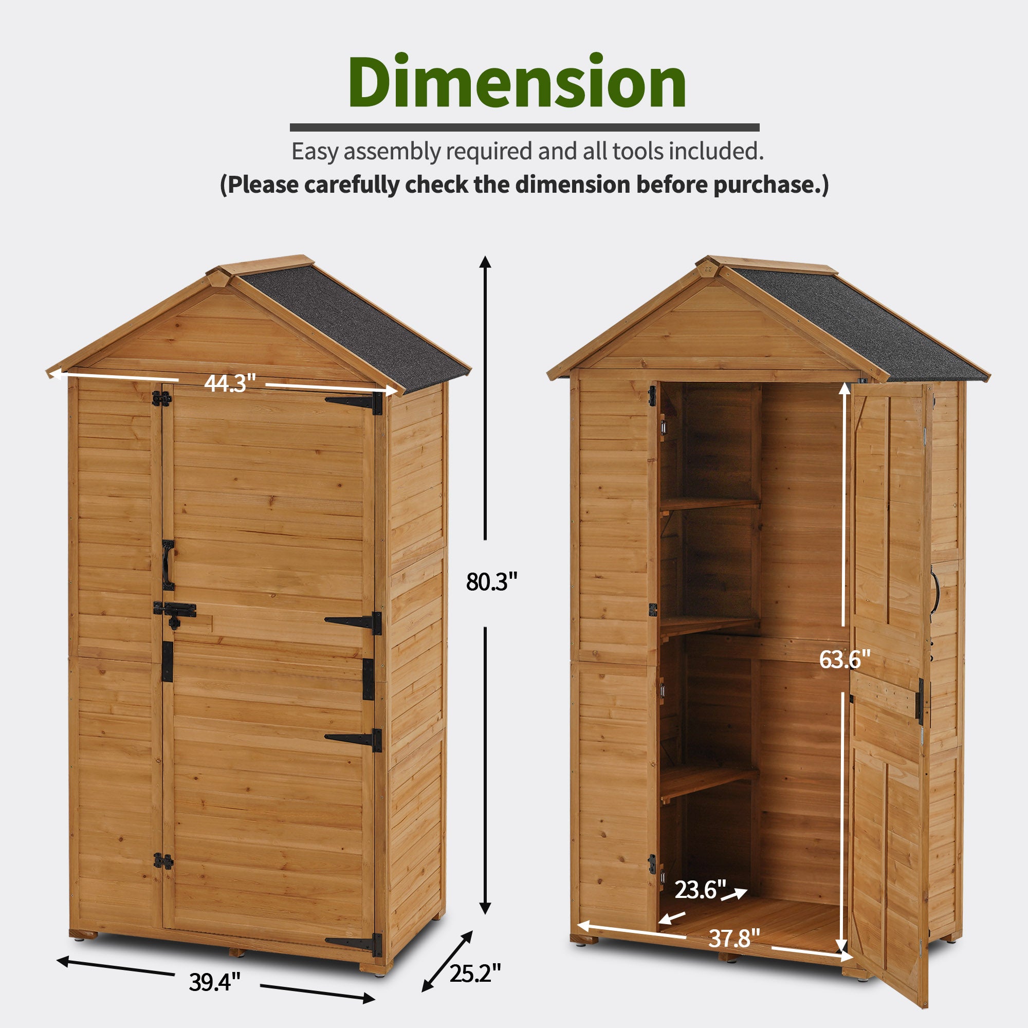 Oversize Outdoor Storage Cabinet, 1998