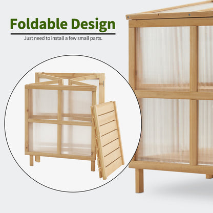 Portable Cold Frame Greenhouse, Foldable, 0122