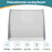 MCombo 40"×40", 40"×80" ,or 40"×120" Window Awning Outdoor Polycarbonate Front Door Patio Cover Garden Canopy 6055-4040/4080/4012