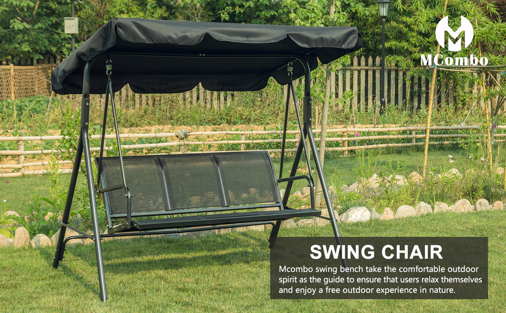 Mcombo outdoor patio canopy swing Clearance