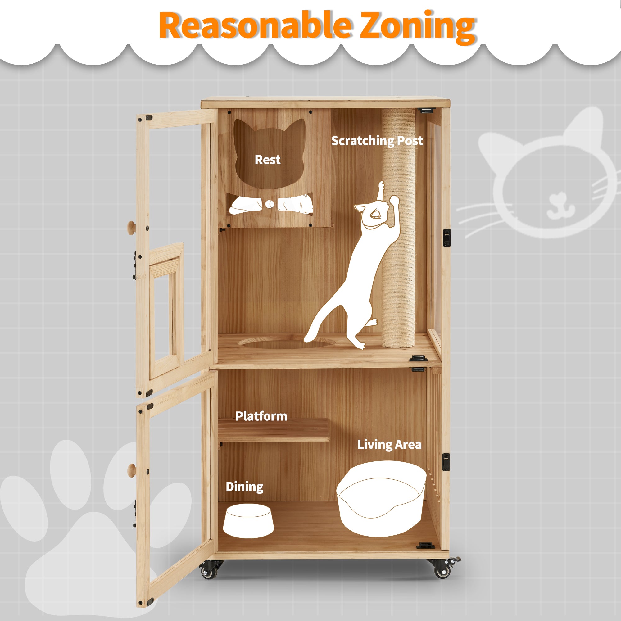 Cat House for Cats/Kittens, CT15