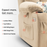 Mcombo Large Power Lift Recliner Chair with Extended Footrest for Big and Tall Elderly People, USB Ports, Fabric 7426