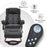 Mcombo Swivel Recliners with Ottoman, Vibration Massage TV Chairs with Side Pocket, Faux Leather Ergonomic Lounge Chair for Living Room Bedroom 4734