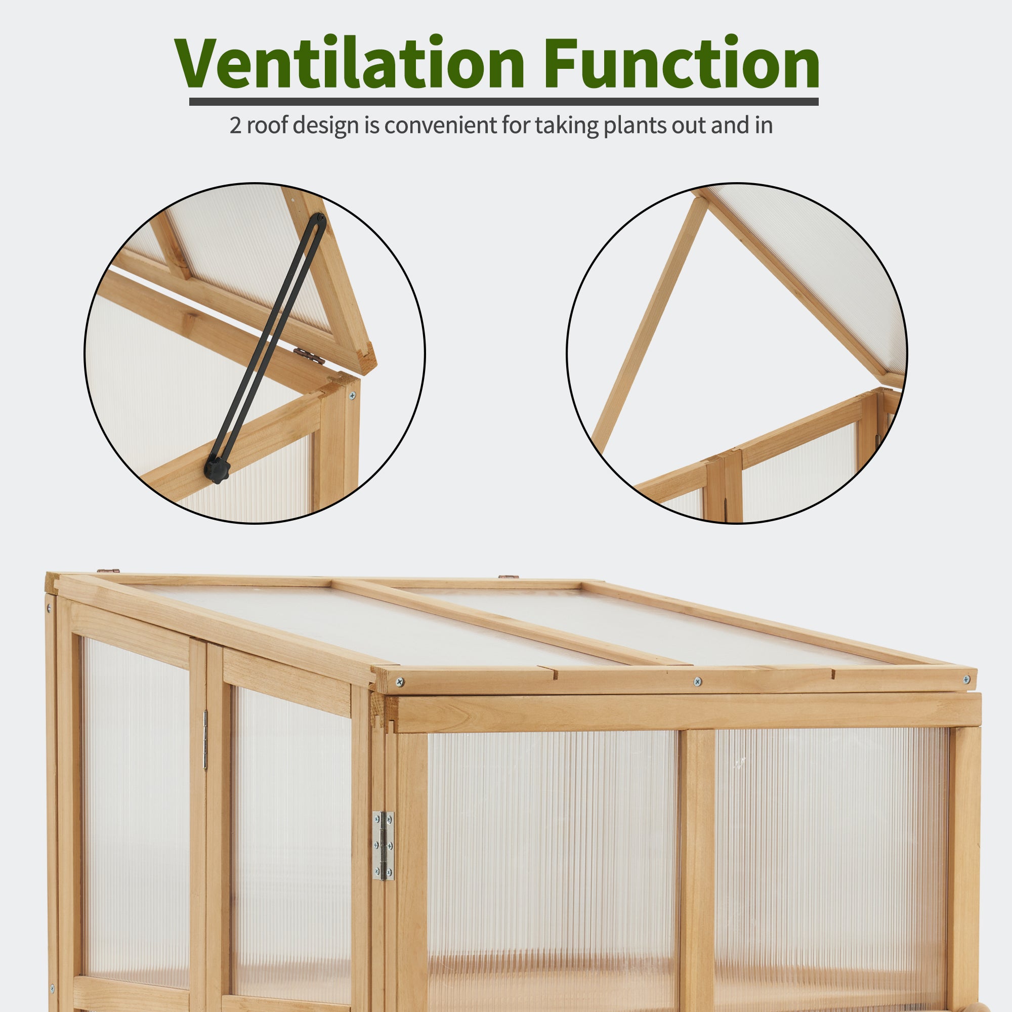 Portable Cold Frame Greenhouse, Foldable, 0122