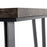 Kitchen Mid-Century Retro Black Collection Rectangle 6-Person Dining Table for Dining Room  6090-COMPAS-BRONZE