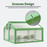 MCombo Double Box Wooden Greenhouse Cold Frame Raised Plants Bed Protection 6057-0145
