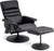 MCombo Leather Recliner Chair with Ottoman Swivel Base for Living Room Office 7902