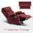 Mcombo Large Power Lift Recliner Chair with Extended Footrest for Big and Tall Elderly People, USB Ports, Fabric 7426