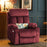 Mcombo Large Power Lift Recliner Chair with Extended Footrest for Big and Tall Elderly People, USB Ports, Fabric 7426