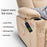 Mcombo Electric Power Lift Recliner Chair with Extended Footrest for Elderly People, 3 Positions, Hand Remote Control, Lumbar Pillow, 2 Cup Holders, USB Ports, 2 Side Pockets, Fabric 7507