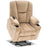 Mcombo Electric Power Lift Recliner Chair with Extended Footrest for Elderly People, 3 Positions, Hand Remote Control, Lumbar Pillow, 2 Cup Holders, USB Ports, 2 Side Pockets, Fabric 7507
