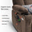 MCombo Electric Power Lift Recliner Chair with Extended Footrest for Elderly People, 3 Positions, Hand Remote Control, Lumbar Pillow, 2 Cup Holders, USB Ports, 2 Side Pockets, Fabric 7507