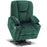 Mcombo Electric Power Lift Recliner Chair with Extended Footrest for Elderly People, 3 Positions, Hand Remote Control, Lumbar Pillow, 2 Cup Holders, USB Ports, 2 Side Pockets, Fabric 7507