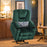 Mcombo Electric Power Lift Recliner Chair with Extended Footrest for Elderly People, 3 Positions, Hand Remote Control, Lumbar Pillow, 2 Cup Holders, USB Ports, 2 Side Pockets, Fabric 7507