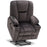 Mcombo Electric Power Lift Recliner Chair with Extended Footrest for Elderly People, 3 Positions, Hand Remote Control, Lumbar Pillow, 2 Cup Holders, USB Ports, 2 Side Pockets, Fabric 7507