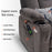 Mcombo Electric Power Lift Recliner Chair with Extended Footrest for Elderly People, 3 Positions, Hand Remote Control, Lumbar Pillow, 2 Cup Holders, USB Ports, 2 Side Pockets, Fabric 7507