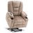 Mcombo Electric Power Lift Recliner Chair with Massage and Heat for Elderly, Extended Footrest, Hand Remote Control, Lumbar Pillow, Cup Holders, USB Ports, Fabric Medium(#7529)