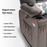 Mcombo Electric Power Lift Recliner Chair with Massage and Heat for Elderly, Extended Footrest, Hand Remote Control, Lumbar Pillow, Cup Holders, USB Ports, Fabric Medium(#7529)